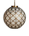 Currey and Company - One Light Pendant - Polyhedron Collection - White / Antique Brass- Union Lighting Luminaires Decor