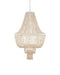 Currey and Company - LED Chandelier - Cybele Chandelier - Natural / Pearlized White / White- Union Lighting Luminaires Decor