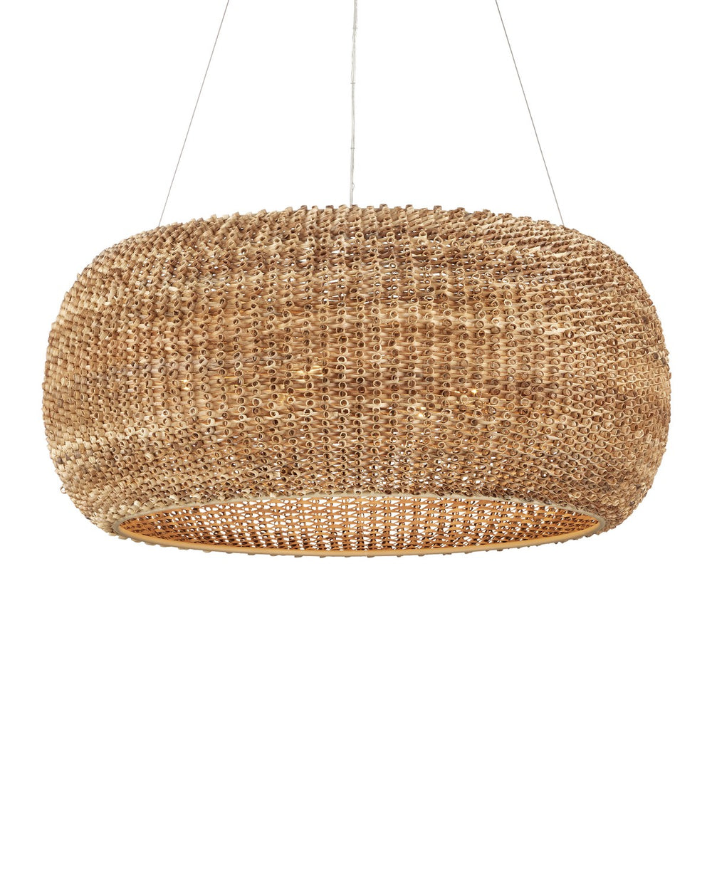 Currey and Company - Six Light Chandelier - Boucle - Natural/Beige- Union Lighting Luminaires Decor