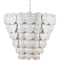 Currey and Company - Eight Light Chandelier - Tulum Collection - White / Sugar White- Union Lighting Luminaires Decor