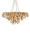 Currey and Company - 14 Light Chandelier - Lucullan - Contemporary Gold Leaf/Contemporary Gold/Natural- Union Lighting Luminaires Decor