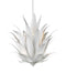 Currey and Company - Nine Light Chandelier - Agave - Gesso White- Union Lighting Luminaires Decor