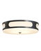 Currey and Company - LED Outdoor Flush Mount - Swale - Black/White- Union Lighting Luminaires Decor