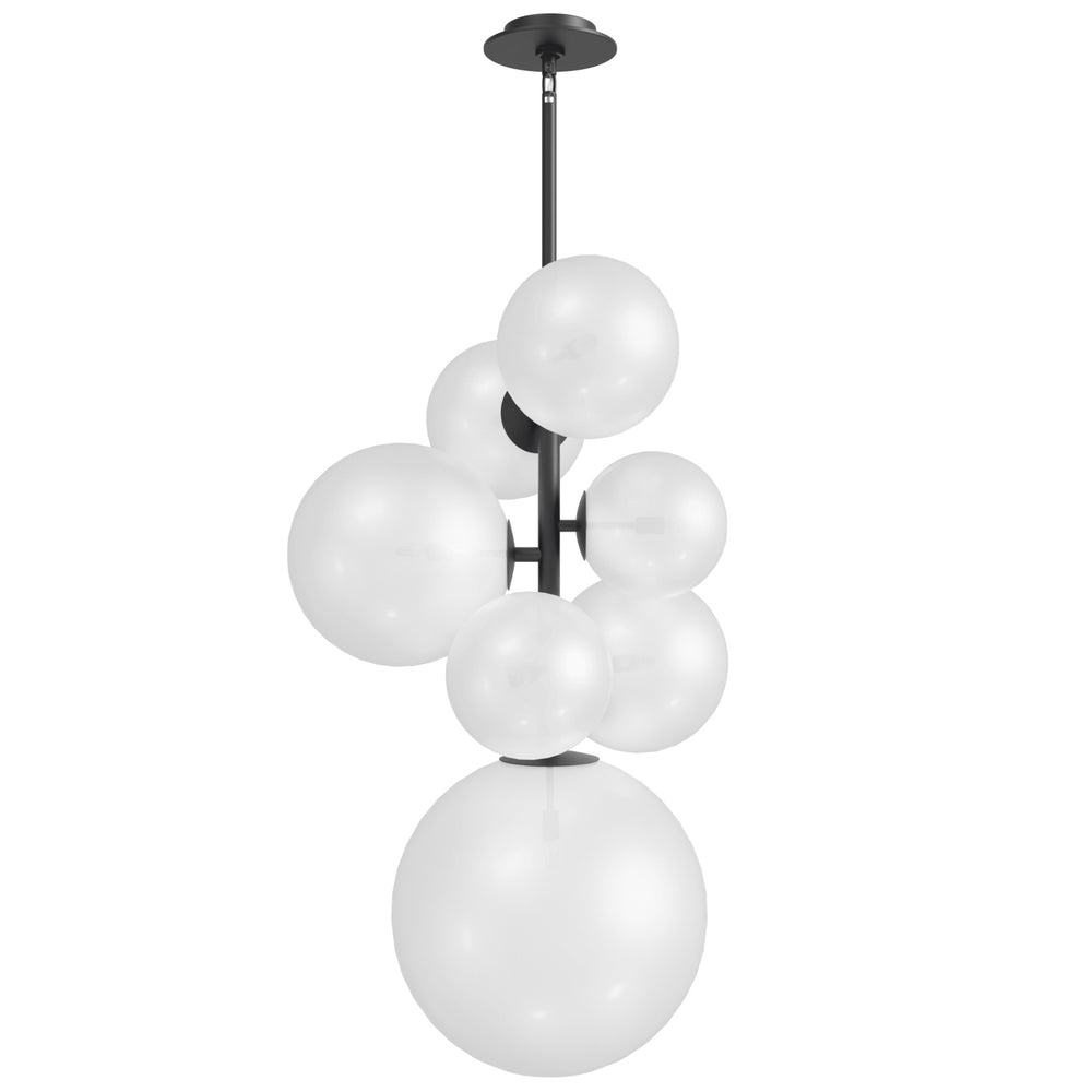 Avenue Lighting - Seven Light Pendant - Delilah - Black- Union Lighting Luminaires Decor