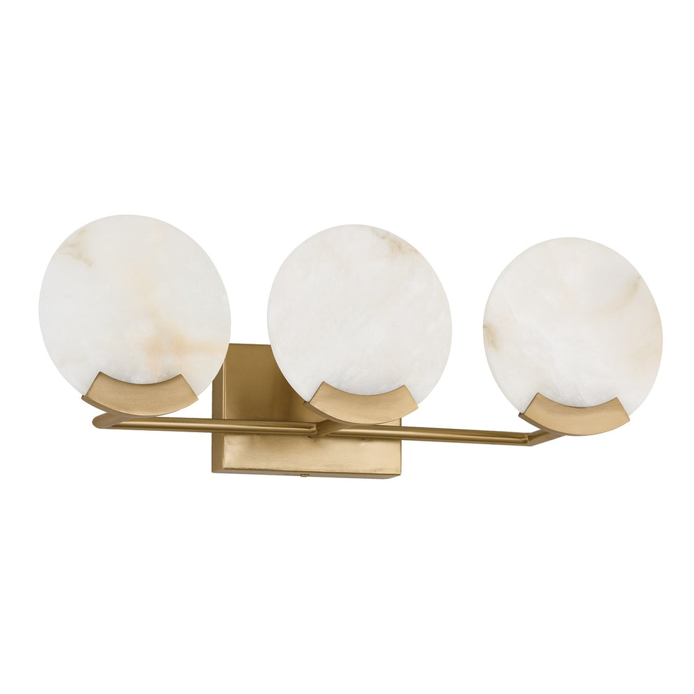 Capital Lighting - Three Light Vanity - Oriya - Aged Brass- Union Lighting Luminaires Decor