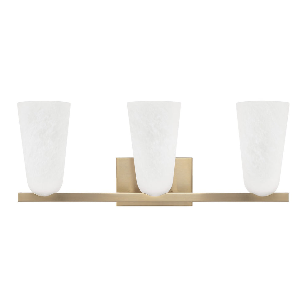 Capital Lighting - Three Light Vanity - Romy - Matte Brass- Union Lighting Luminaires Decor