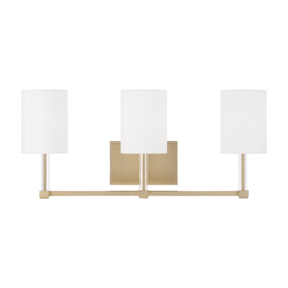 Capital Lighting - Three Light Vanity - Ingrid - Matte Brass- Union Lighting Luminaires Decor
