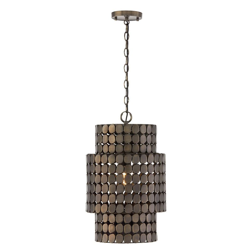 Capital Lighting - One Light Pendant - Eliana - Dark Brass- Union Lighting Luminaires Decor