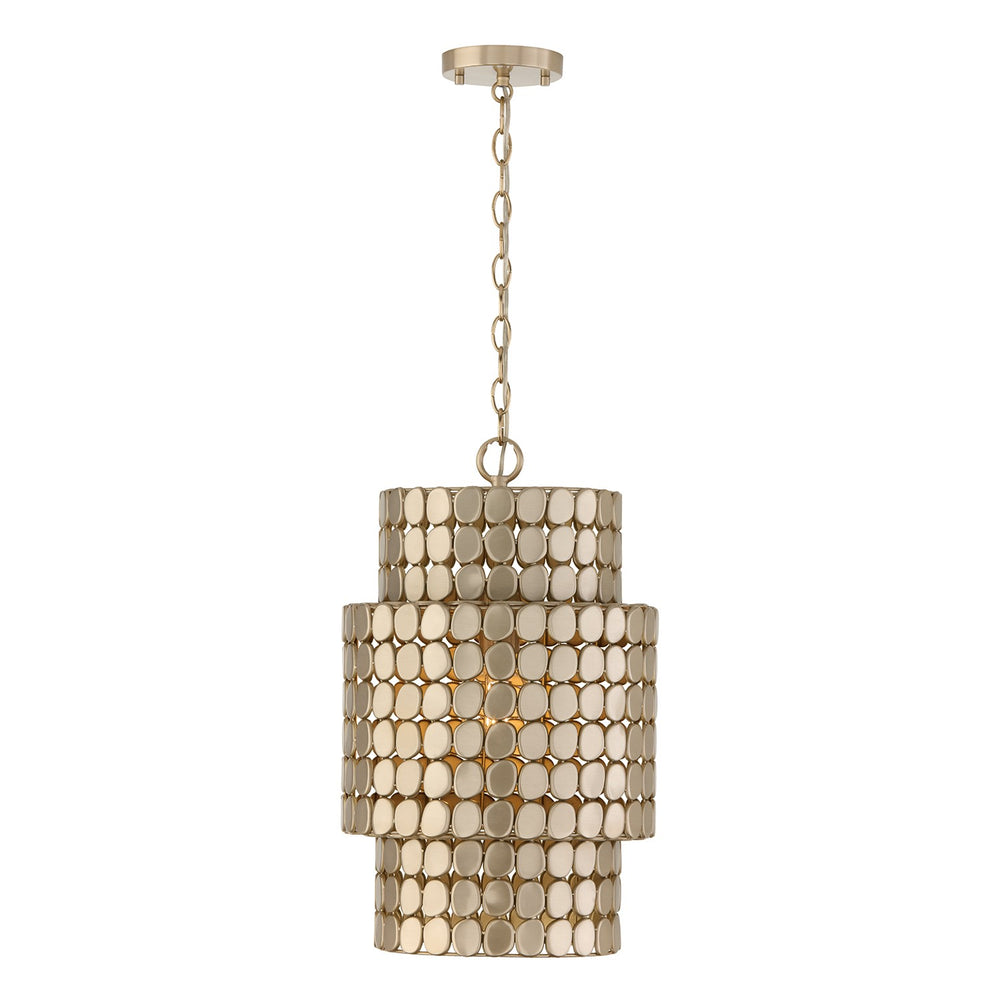 Capital Lighting - One Light Pendant - Eliana - Champagne Brass- Union Lighting Luminaires Decor