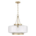 Capital Lighting - One Light Pendant - Landon - Aged Brass- Union Lighting Luminaires Decor