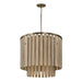 Capital Lighting - Five Light Pendant - Jada - Dark Brass- Union Lighting Luminaires Decor