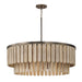Capital Lighting - Six Light Pendant - Jada - Dark Brass- Union Lighting Luminaires Decor