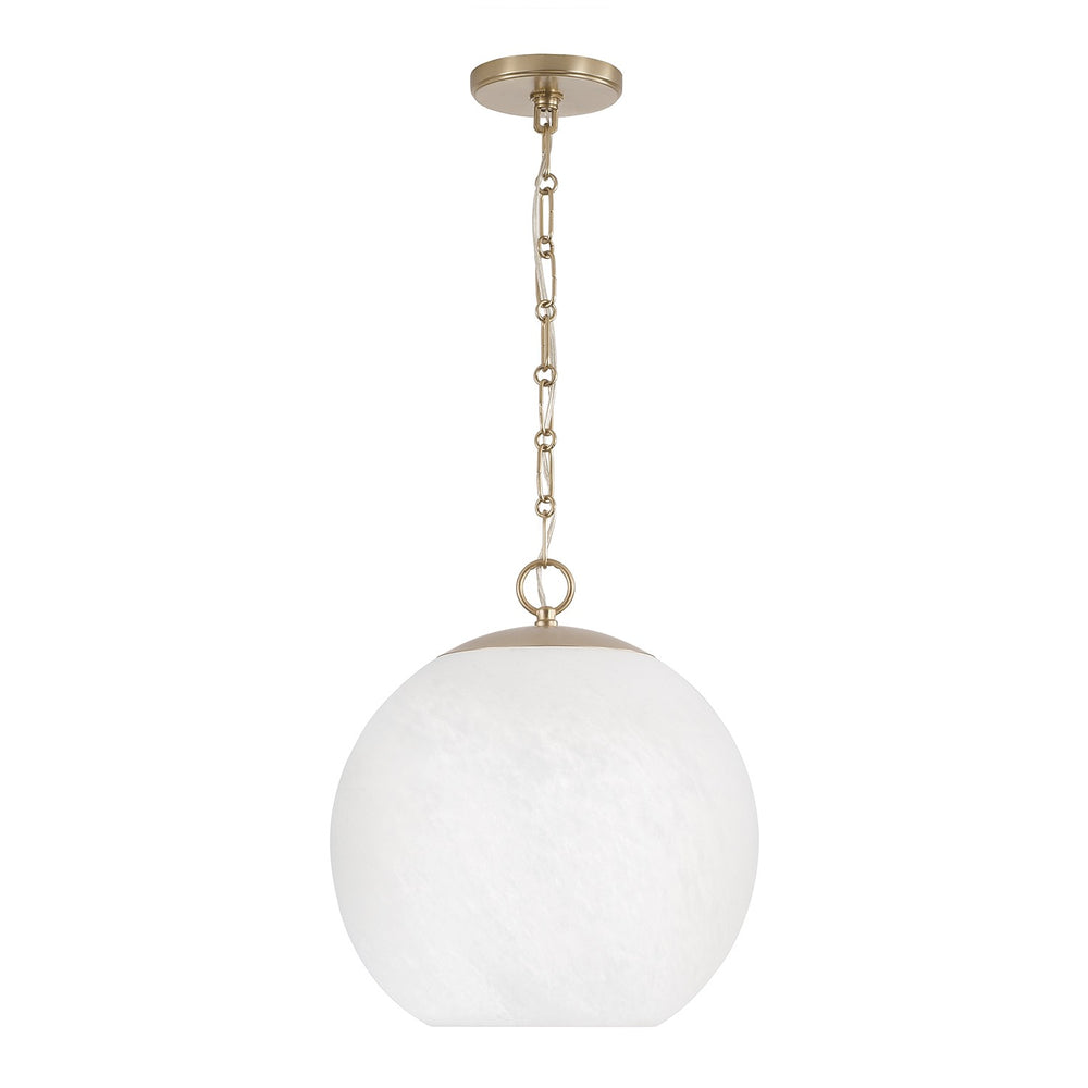Capital Lighting - One Light Pendant - Cleo - Matte Brass- Union Lighting Luminaires Decor