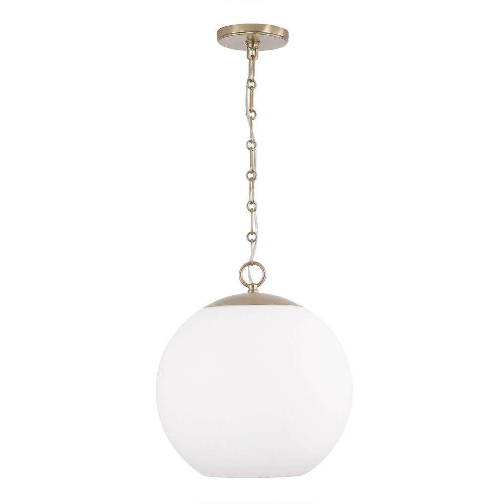 Capital Lighting - One Light Pendant - Cleo - Matte Brass- Union Lighting Luminaires Decor