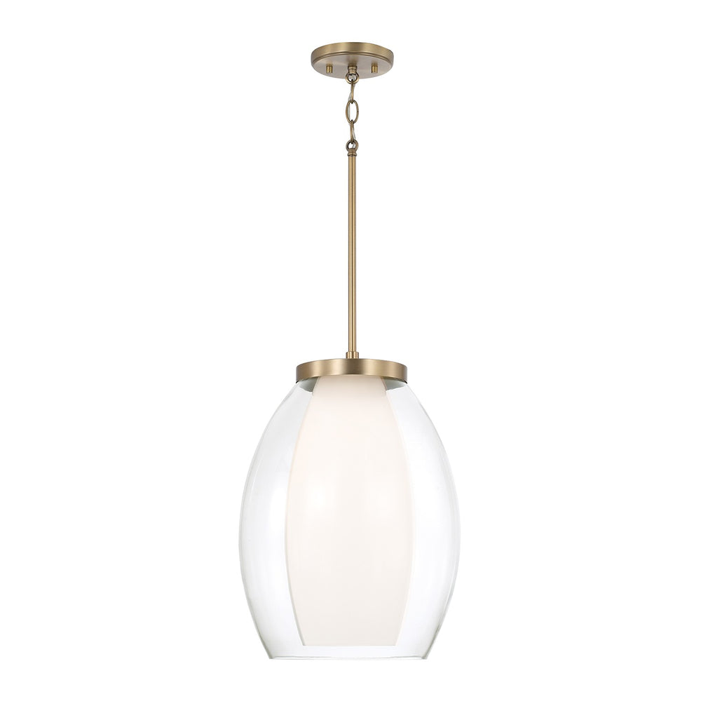 Capital Lighting - One Light Pendant - Joss - Aged Brass- Union Lighting Luminaires Decor