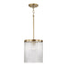 Capital Lighting - One Light Pendant - Vaughn - Aged Brass- Union Lighting Luminaires Decor
