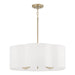 Capital Lighting - Six Light Pendant - Sabine - Matte Brass- Union Lighting Luminaires Decor