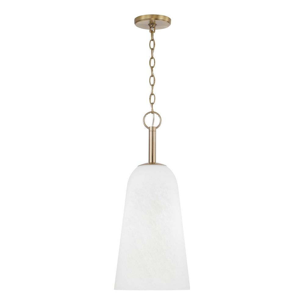 Capital Lighting - One Light Pendant - Romy - Matte Brass- Union Lighting Luminaires Decor