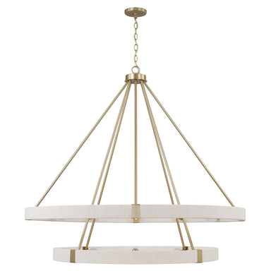 Capital Lighting - 20 Light Chandelier - Delaney - Matte Brass- Union Lighting Luminaires Decor