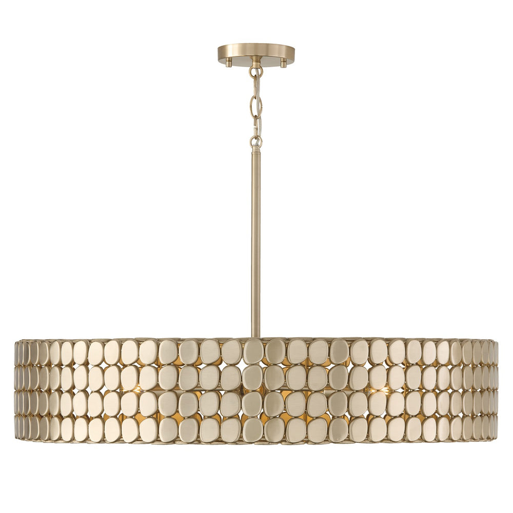 Capital Lighting - Four Light Chandelier - Eliana - Champagne Brass- Union Lighting Luminaires Decor