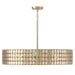 Capital Lighting - Four Light Chandelier - Eliana - Champagne Brass- Union Lighting Luminaires Decor