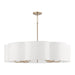 Capital Lighting - Eight Light Chandelier - Sabine - Matte Brass- Union Lighting Luminaires Decor