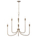 Capital Lighting - Eight Light Chandelier - Marley - Mystic Bronze- Union Lighting Luminaires Decor