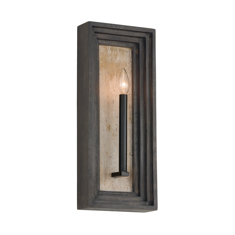 Capital Lighting - One Light Wall Sconce - Dunn - Espresso Stain and Black- Union Lighting Luminaires Decor