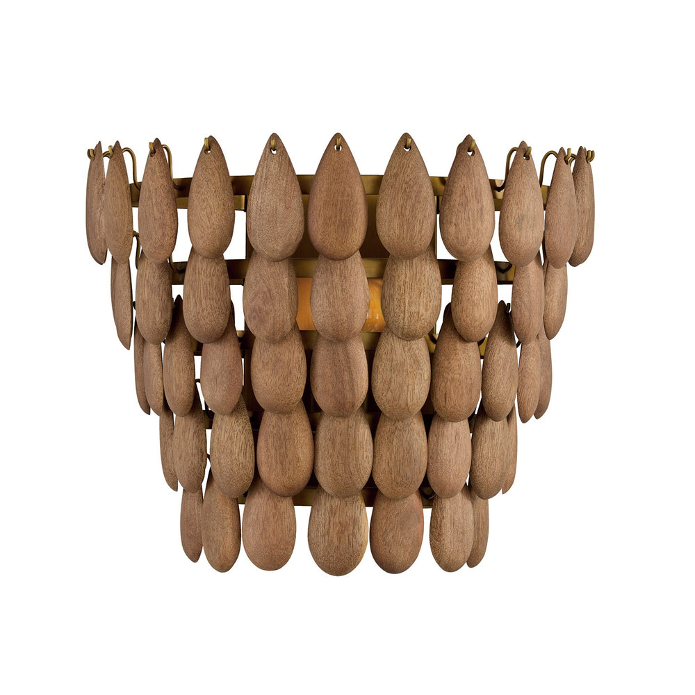Capital Lighting - One Light Wall Sconce - Ravi - Light Wood and Patinaed Brass- Union Lighting Luminaires Decor