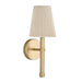 Capital Lighting - One Light Wall Sconce - Mira - Matte Brass- Union Lighting Luminaires Decor