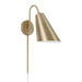 Capital Lighting - One Light Wall Sconce - Leo - Matte Brass- Union Lighting Luminaires Decor