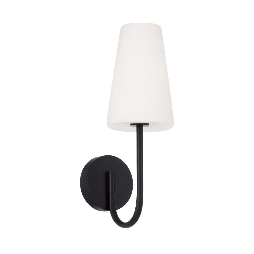 Capital Lighting - One Light Wall Sconce - Averitt - Matte Black- Union Lighting Luminaires Decor