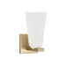 Capital Lighting - One Light Wall Sconce - Romy - Matte Brass- Union Lighting Luminaires Decor