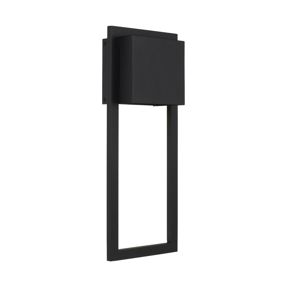 Capital Lighting - One Light Outdoor Wall Lantern - Nate - Black- Union Lighting Luminaires Decor