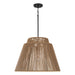 Capital Lighting - One Light Outdoor Hanging Lantern - Jasper - Sienna and Black- Union Lighting Luminaires Decor