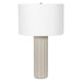 Regina Andrew Canada - One Light Table Lamp - Tambour - Grey- Union Lighting Luminaires Decor