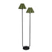 Regina Andrew Canada - Two Light Floor Lamp - Polly - Blackened Brass- Union Lighting Luminaires Decor