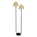 Regina Andrew Canada - Two Light Floor Lamp - Polly - Blackened Brass- Union Lighting Luminaires Decor