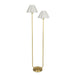 Regina Andrew Canada - Two Light Floor Lamp - Polly - Natural Brass- Union Lighting Luminaires Decor