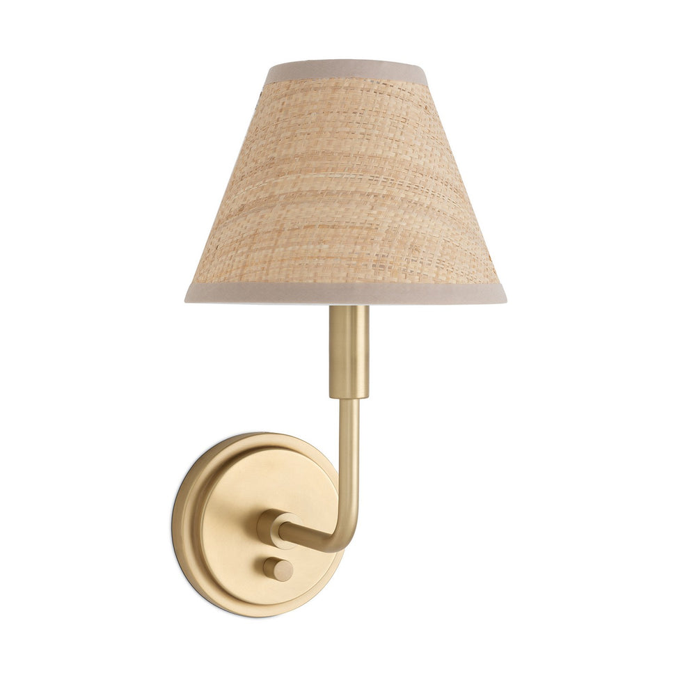 Regina Andrew Canada - One Light Wall Sconce - Polly - Natural Brass- Union Lighting Luminaires Decor