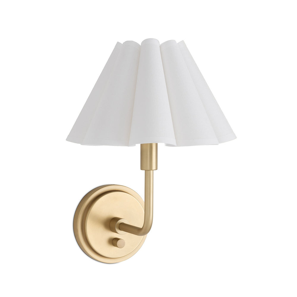 Regina Andrew Canada - One Light Wall Sconce - Polly - Natural Brass- Union Lighting Luminaires Decor