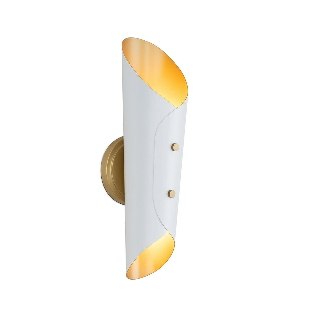 Regina Andrew Canada - Two Light Wall Sconce - Vest - White- Union Lighting Luminaires Decor