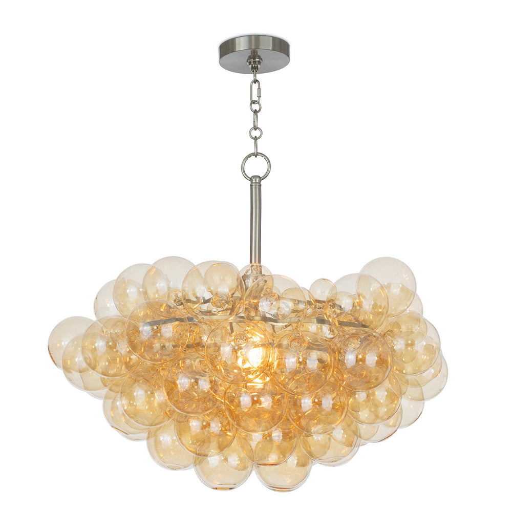 Regina Andrew Canada - One Light Chandelier - Bubbles - Brushed Nickel- Union Lighting Luminaires Decor