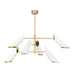 Regina Andrew Canada - Six Light Chandelier - Vest - White- Union Lighting Luminaires Decor