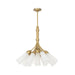 Regina Andrew Canada - Nine Light Chandelier - Mousseaux - Natural Brass- Union Lighting Luminaires Decor
