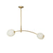 Regina Andrew Canada - Two Light Pendant - Artemis - Natural Brass- Union Lighting Luminaires Decor