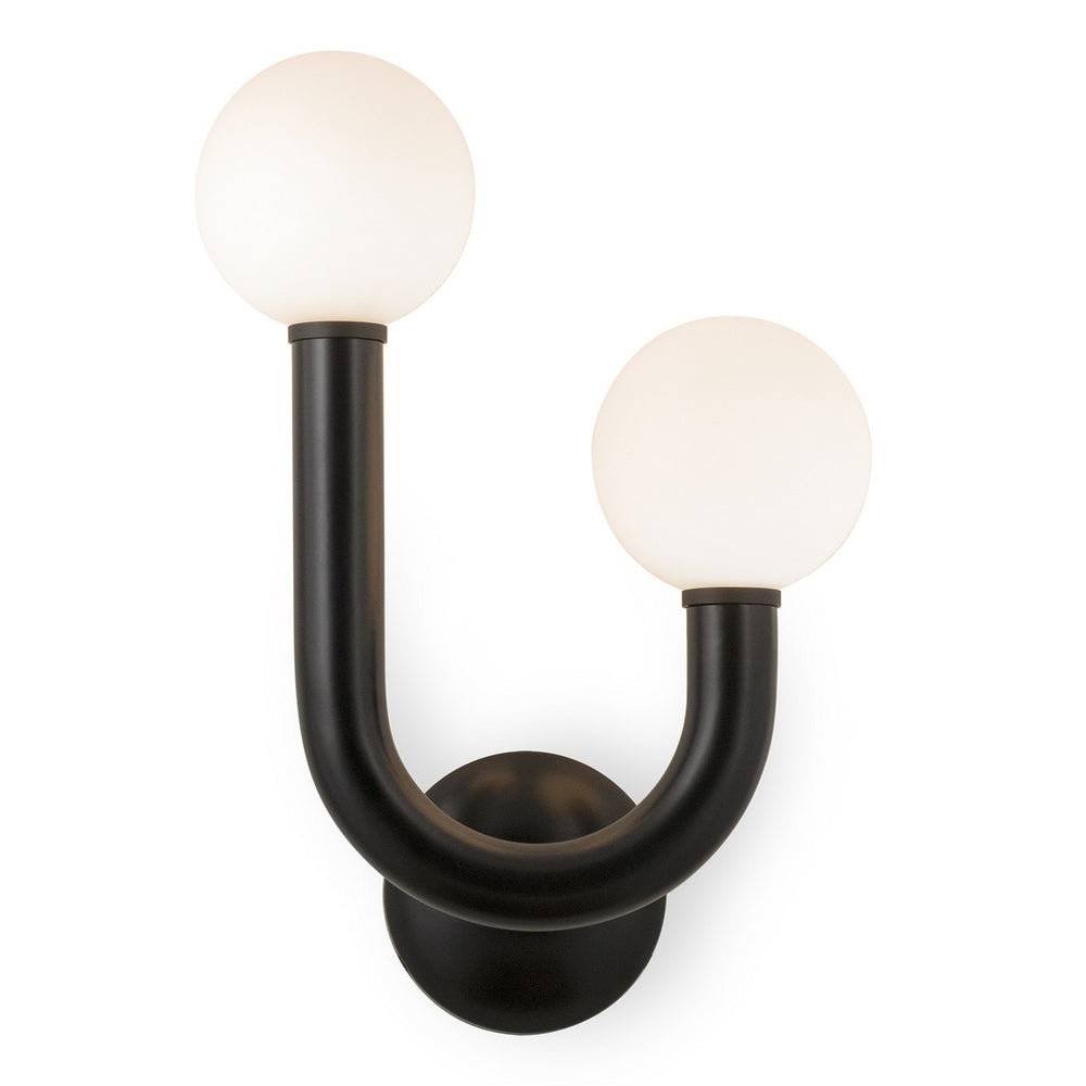 Regina Andrew Canada - LED Outdoor Wall Sconce - Happy - Black- Union Lighting Luminaires Decor