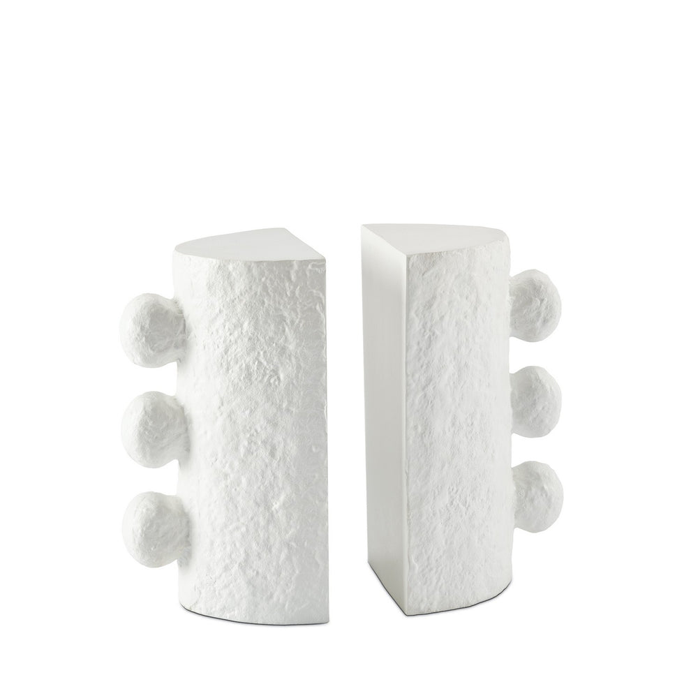 Regina Andrew Canada - Bookend Set - Sanya - White- Union Lighting Luminaires Decor