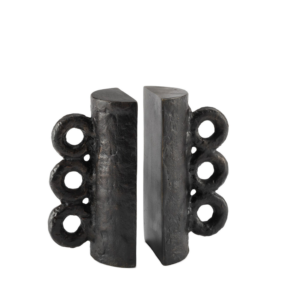 Regina Andrew Canada - Bookend Set - Chandra - Blacken Zinc- Union Lighting Luminaires Decor