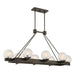 Savoy House - Eight Light Linear Chandelier - Darien - Mediterranean Bronze- Union Lighting Luminaires Decor